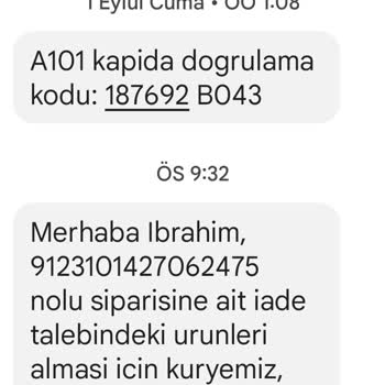 A101 İade Ve Yanlış Ürün