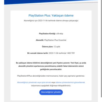 PlayStation Türkiye Gelen Fahiş Zam