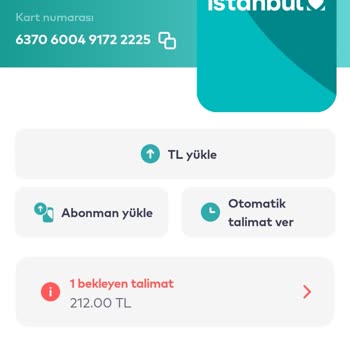 İstanbulkart Abonman Sorunu