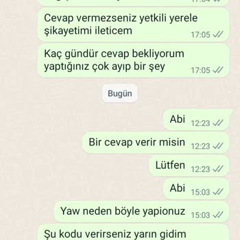 Alvaz.co Değişim Yapmıyor Mesaja Cevap Vermiyor