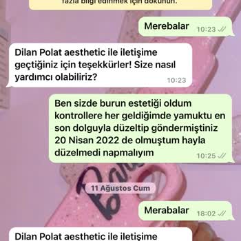 Dilan Polat Estetik Ataşehir Şubesi Burun Ve Meme Estetiği Keşke Olmasaydım Şimdi Daha
