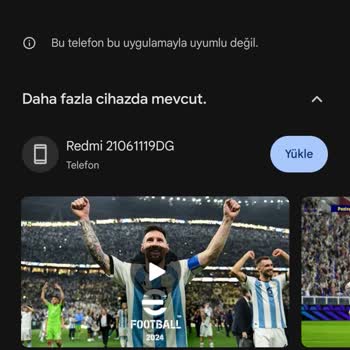 Samsung M13 Telefonum E Football 2023 Oyununa Destek Vermiyor