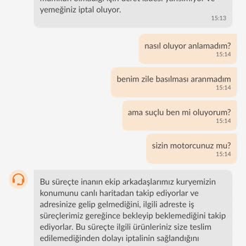 Trendyol Yemek Trendyol Kurye Siparişimizi Getirmedi