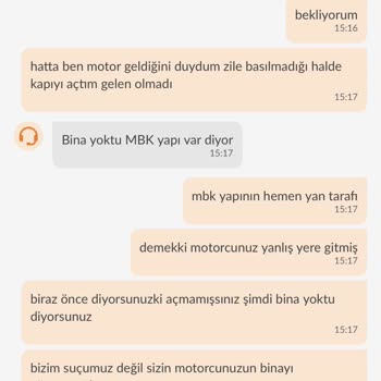 Trendyol Yemek Trendyol Kurye Siparişimizi Getirmedi