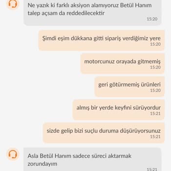 Trendyol Yemek Trendyol Kurye Siparişimizi Getirmedi