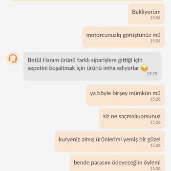 Trendyol Yemek Trendyol Kurye Siparişimizi Getirmedi