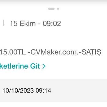 CV Maker.com Şikayetçiyim