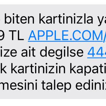 Apple Store'dan İznim Olmadan Para Çekilmiş