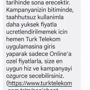 TTNET Eski Paket Bitmeden Yenisini Devreye Almış