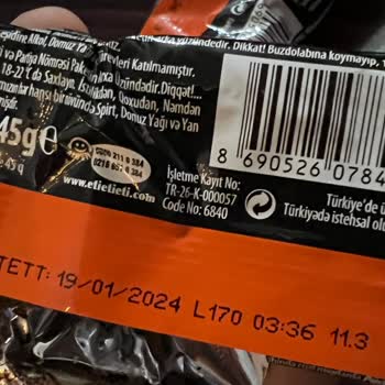 Eti Gıda Ürününde Son Kullanma Tarihi Uyumsuzluğu