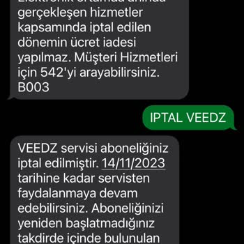 Veedz-tr.com Vodafone Numara Taşıma Sonrası Abonelik Ücreti Sorunu