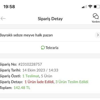 Trendyol Hızlı Market Paramı İade Etmiyor!