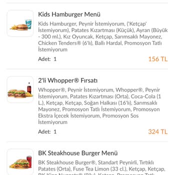 Burger King Sipariş Eksikliği Ve İlgisizlik