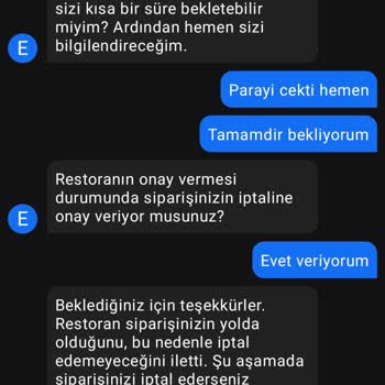 Komagene Ve Getirin Siparişimi Bilerek İptal Etmiyorlar