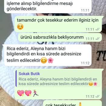 Sokak Butik Mont Sipariş Verdim Göndermiyorlar