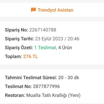 Trendyol Teslim Edilmeyen Ürünler