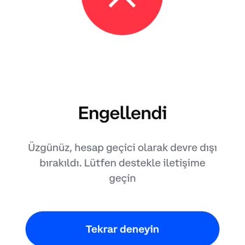 Coinbase Hesabım Geçici Olarak Engellendi