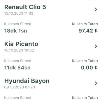Getir Araç Depozito Çekip Hiçbirini Yatırmamış