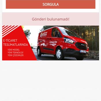 Jetizz Kargo Takip No Gönderilmedi