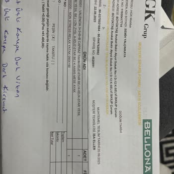 Bellona Teslim Edilemeyen Koltuk Takımı