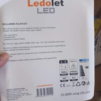 Ledolet Ampul Kumandalı Patlaması