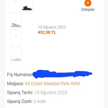 FLO Outlet Mağazası Para İade Sorunu