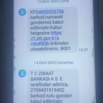 Ziraat Bankası Adıma Gönderilen Kargo