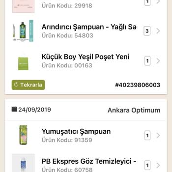 Yves Rocher Hakkım Olan Ürünü Giriş Yapılmış Fakat Verilmemiştir