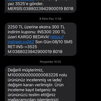 In Street Sattığı Ürünün Arkasında Durmayan Bir Firma
