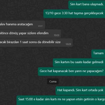 Türk Telekom Numara Taşıma Sırasında Sim Kart Gelmeden Hattın Kapanması!