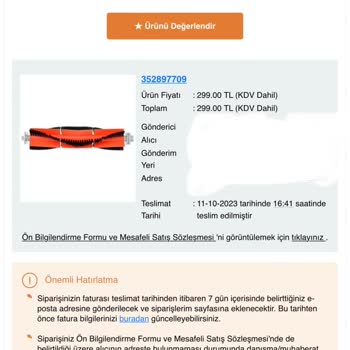 ÇiçekSepeti Eksik Ürün Teslimatı