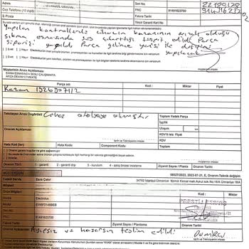 Arızası Giderilmeden Electrolux Marka Çamaşır Makinesi.