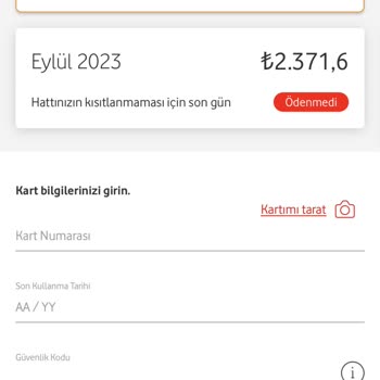 Vodafone Tarafından Çözülmeyen Fatura Yüzünden Hattım Kapanacak