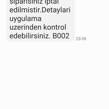 Trendyol Yemek Siparişim İptal Edildi Ve Para İadesi Yapılmadı