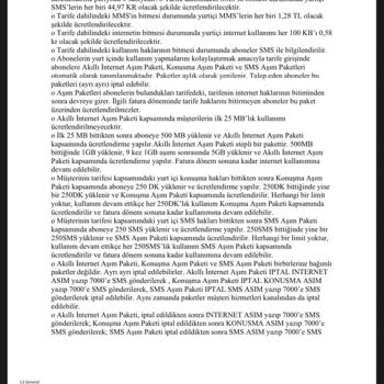 Vodafone Kırmızı Fırsat Yanlış Tarife İçeriği Paylaşıyor