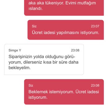 Yemeksepeti Kusurlu Ürünü İade Etmek İçin Saatlerce Uğraştık.