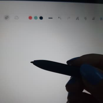 Samsung Galaxy TAB S7 Fe Kalem Ucu Yamuldu