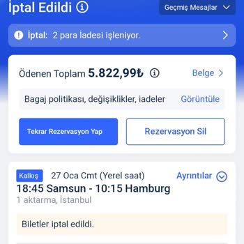 Trip.com Online Bilet Aldatmacası