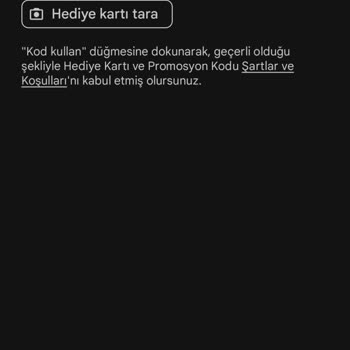 Google Play Hediye Kartı Para Yükleme Sorunu