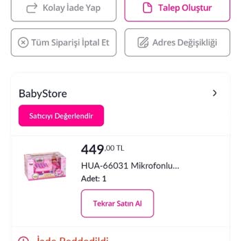 Pazarama İade Ücretimi Vermediler