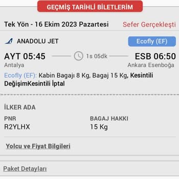 Anadolu Jet Müşteri Hakları İhlali