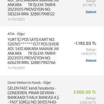 Tarım Kredi Kooperatif Market Tarım Kredi Kooperatif 2 Sefer Çekim Yaptı Karttan