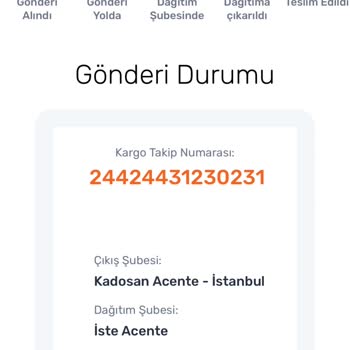 Sürat Kargo (Teslimatı Geciken Ürün)