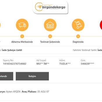 Bir Günde Kargo Şirketi Kargomu Teslim Etmiyor.