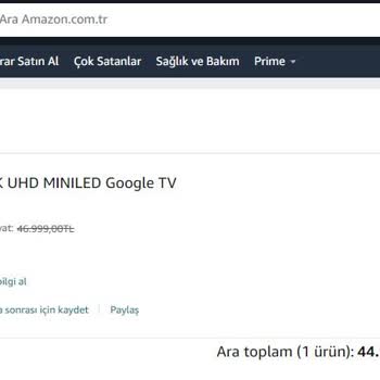 Amazon.com.tr Sepetteki Ürünü Satın Alamıyorsun.