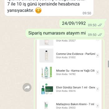 Yves Rocher Siparişimi İptal Etmiyor
