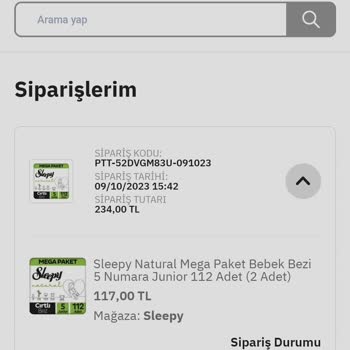 PttAVM İptal Edilen Sipariş