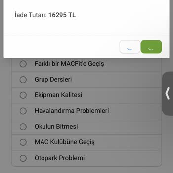 Macfit Panora Üyelik İptali