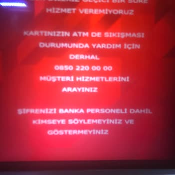 Ziraat ATM'si Ünite Arızası Paramı El Koydu Ve Bekletiyor