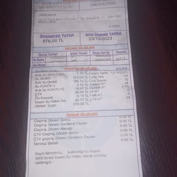 İSKİ Faturada Usulsüzlük Var Fazla Yazılmış